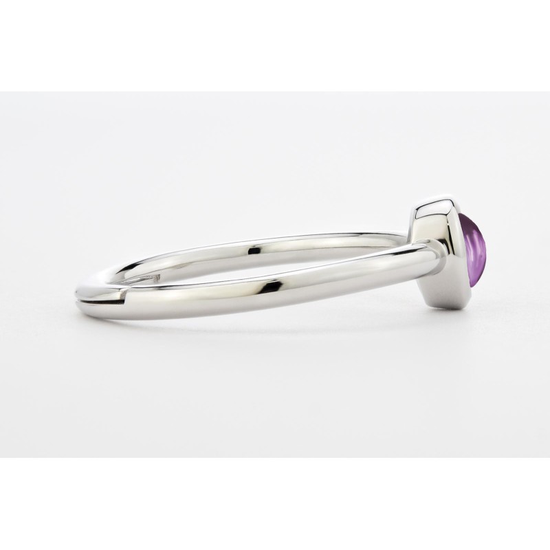 Amethyst quartz ring