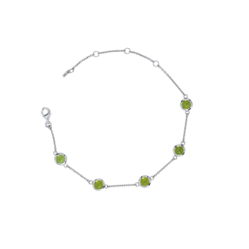 Peridot bracelet