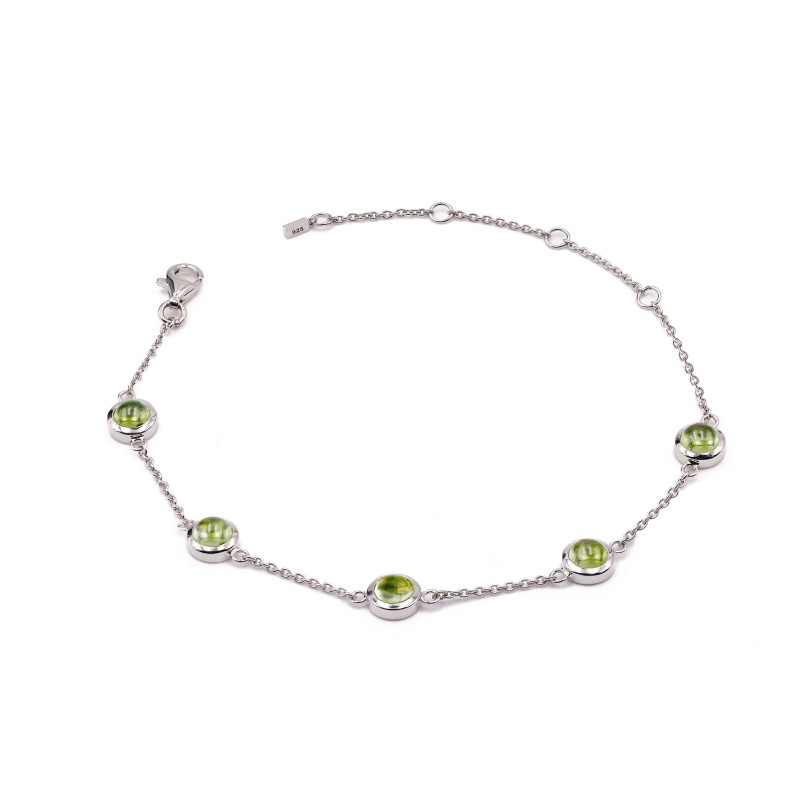 Peridot bracelet