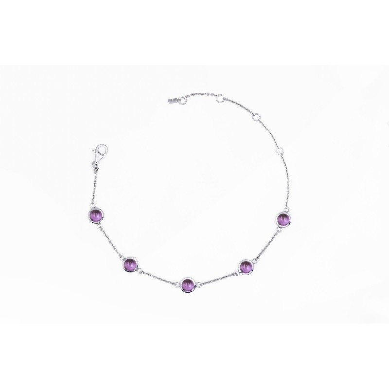 Amethyst quartz bracelet