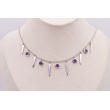 Amethyst quartz necklace