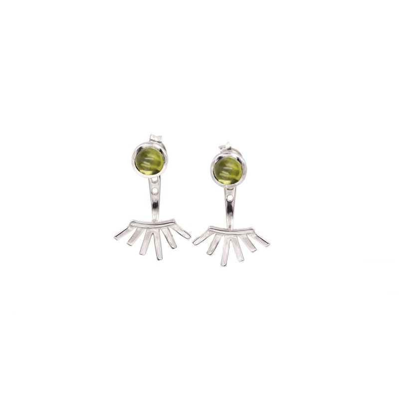 Orecchino spiga peridoto